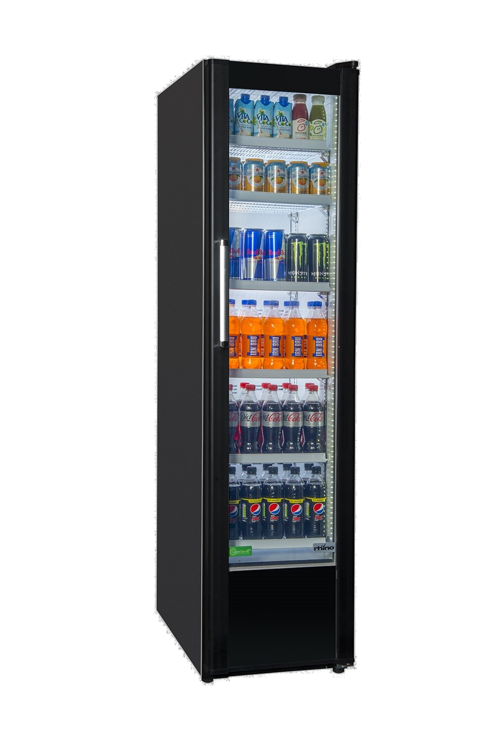 Slimline outlet drinks cooler