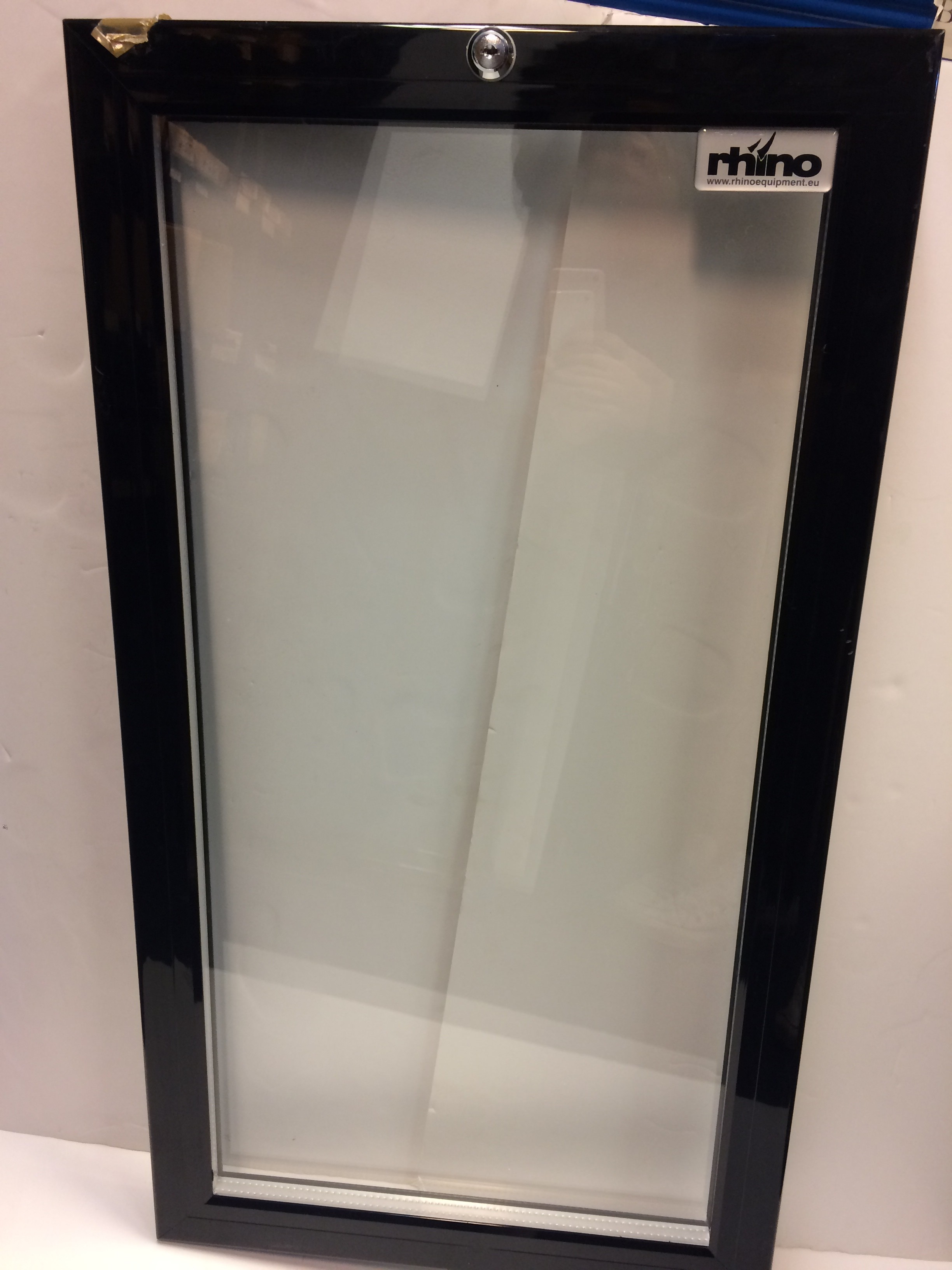 Rhino Cold 900H left hand hinged glass door