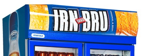 Staycold HD/SD890 Irn Bru Header Panel