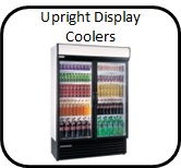 Upright display coolers